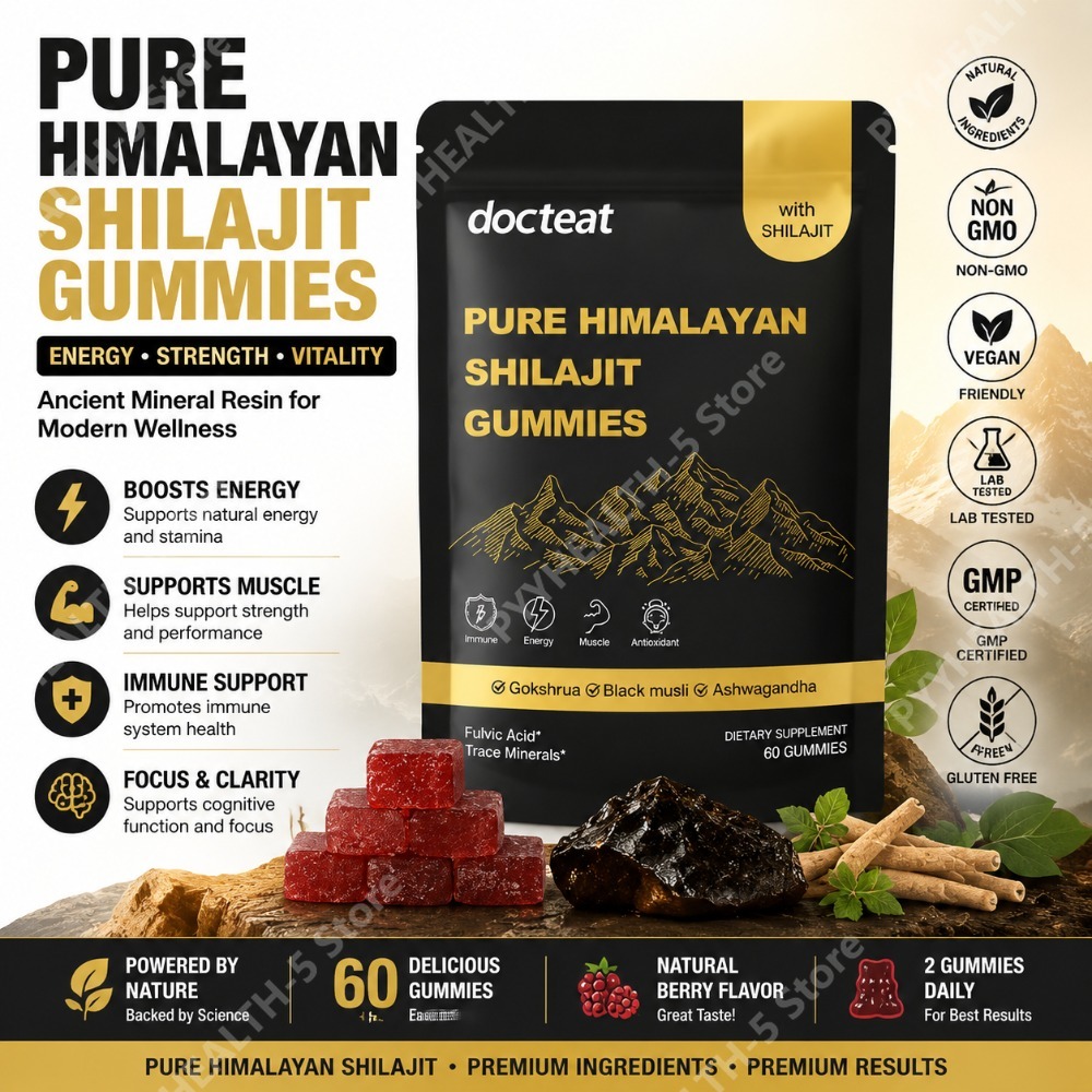 Herbal Wellness - Docteat Gummies de Shilajit Pur de