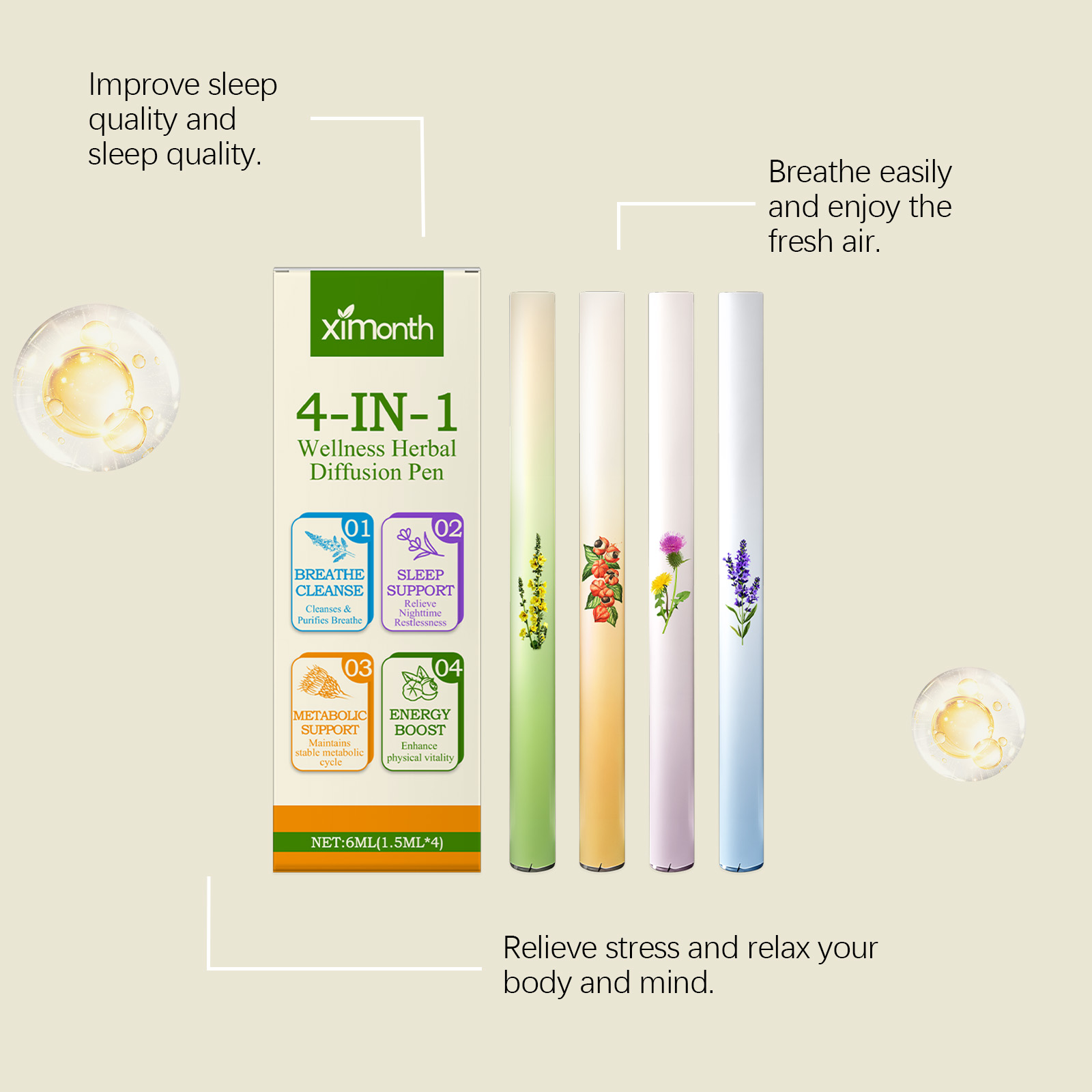 Bâton combiné d'énergie à base - Herbal Wellness avis et prix