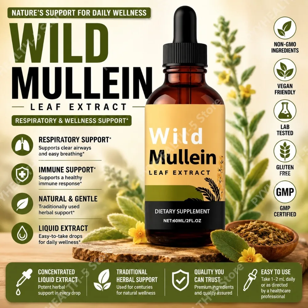 Gouttes de feuilles de molène  - Herbal Wellness Drops avis et prix