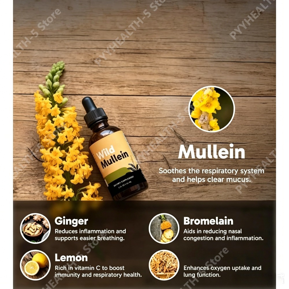 Gouttes de feuilles de molène  - Herbal Wellness Drops avis et prix