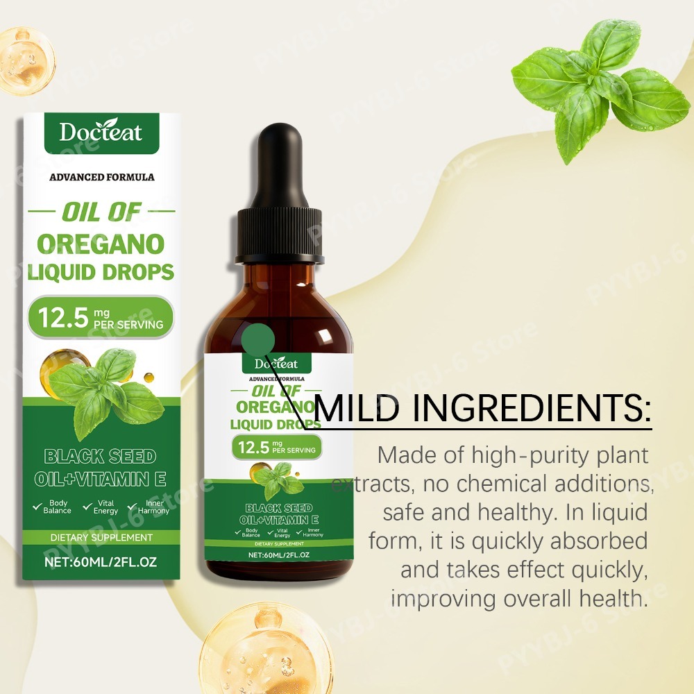 Huile d'origan liquide en gout - Herbal Wellness Drops avis et prix